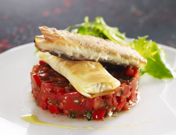 Lire la suite à propos de l’article Croustillant de sardine au fenouil, concassée de tomate
