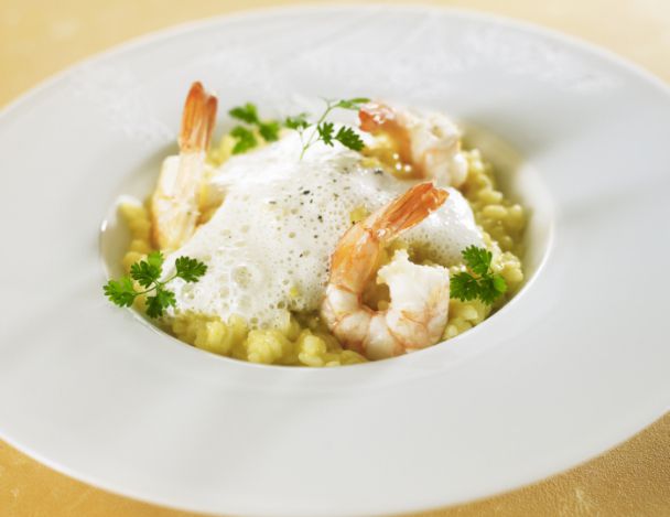 Lire la suite à propos de l’article Risotto de Crevettes, Coriandre et Citronnelle