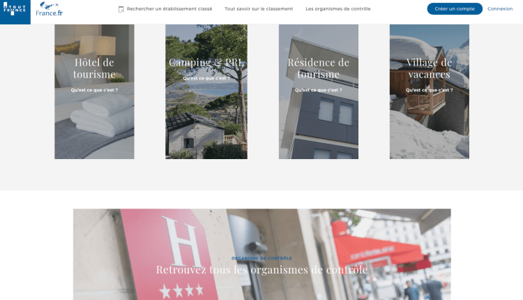 You are currently viewing Atout France lance un nouveau site de classement des hébergements touristiques