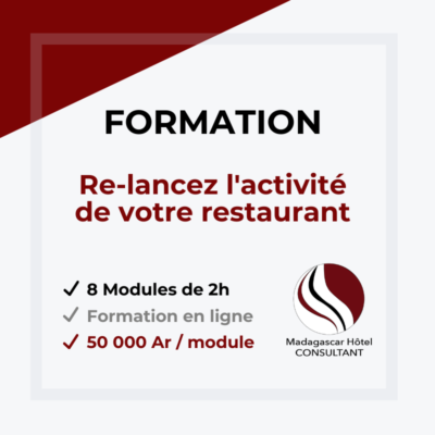 Lire la suite à propos de l’article Formation : Re-lancez l’activité de votre restaurant