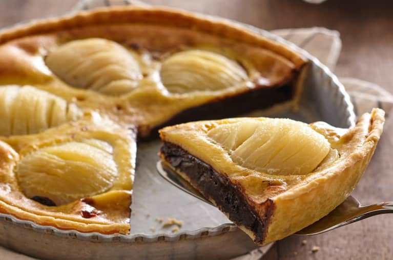 You are currently viewing Tarte poire-chocolat